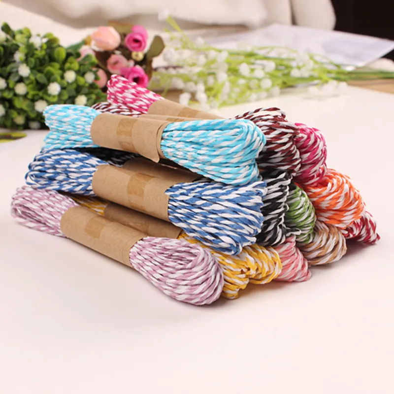12 видов цветов 120 метров 2 мм рафия бумажный шнур дети ручной работы нить DIY