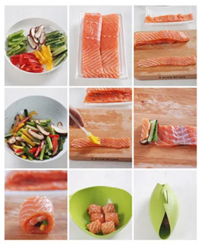 Чайник для рыбы пароварка плита приготовления пищи Овощная миска корзина