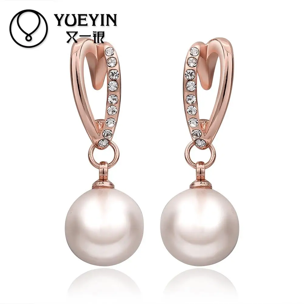 Оптовая продажа серьги золотого цвета для женщин свадебные украшения женские с