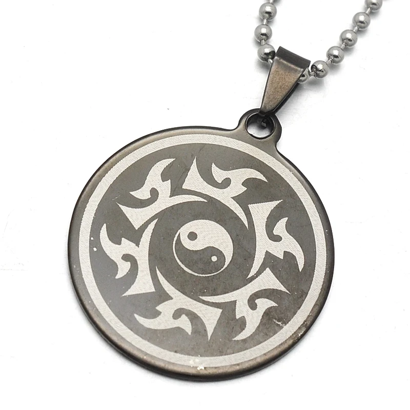 Женское колье из черной нержавеющей стали длиной 60 см|necklace chains wholesale|chain link heart