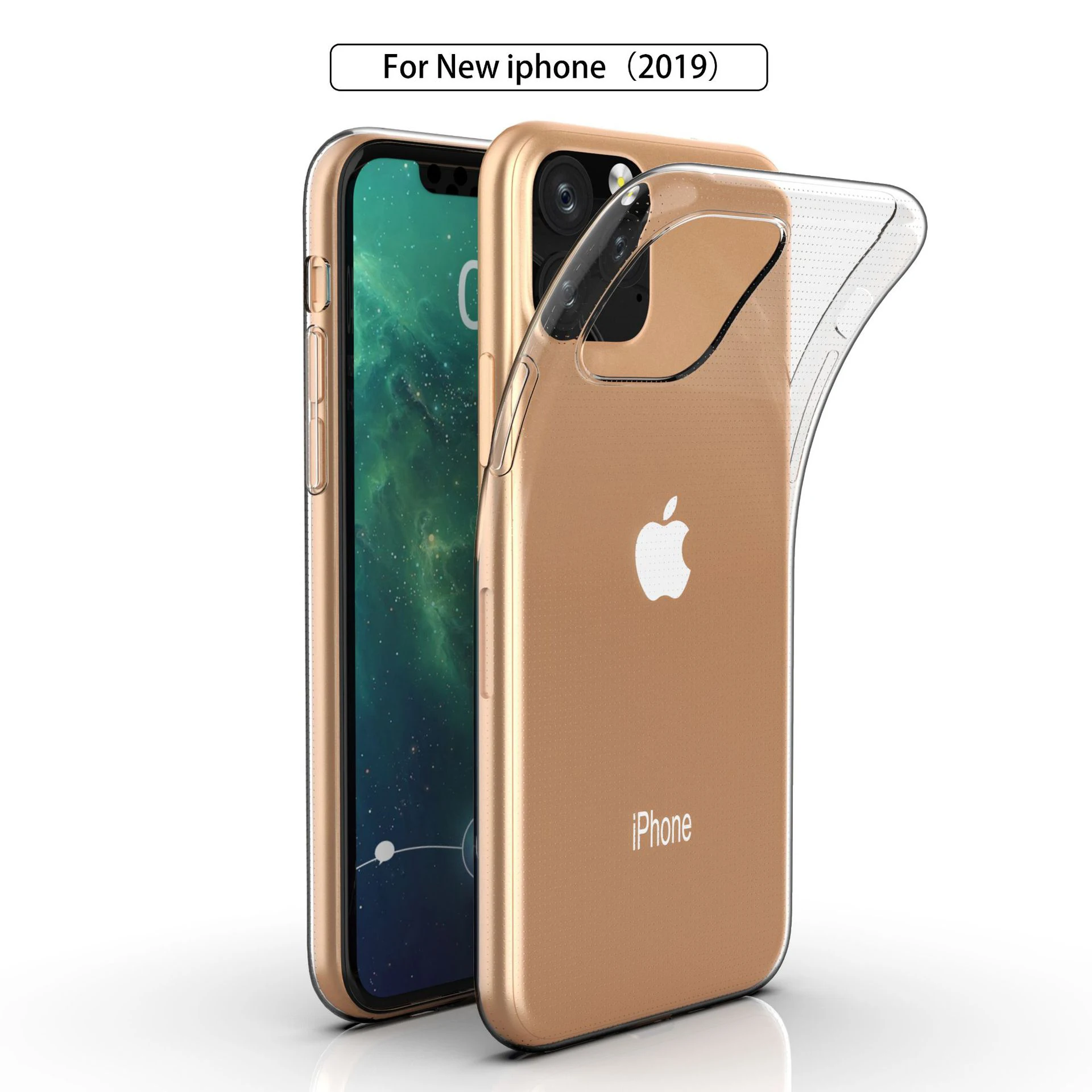 10 pcs/lot Ultra Thin Soft Silicone Transparent Case for iPhone 11 on Pro Max 2019 Phone Cover iPhone11 Coque |
