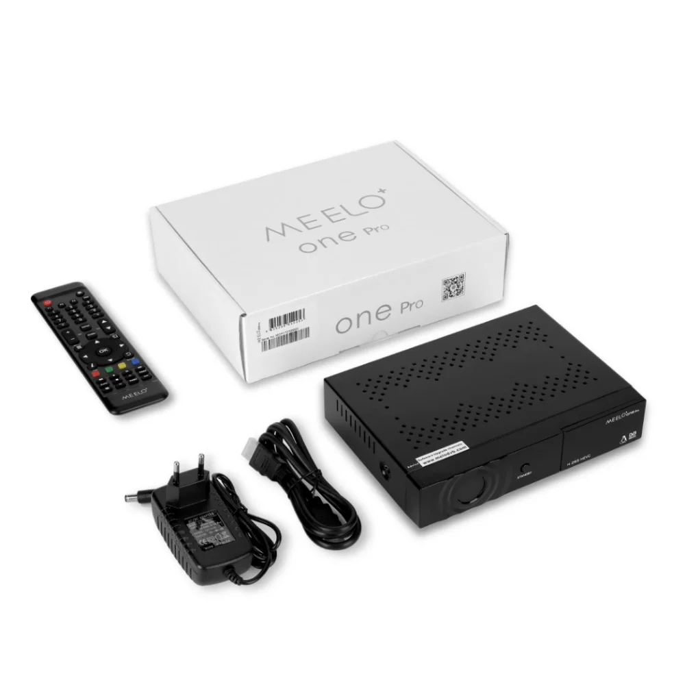 MEELO+ ONE PRO 1080 P Full HD DVB-S2-цифра спутниковый телевизионный ресивер H.265/HEVC/AVC Linux сидел приемное устройство поддерживает YouTube Cccam IPTV M3U NewCam