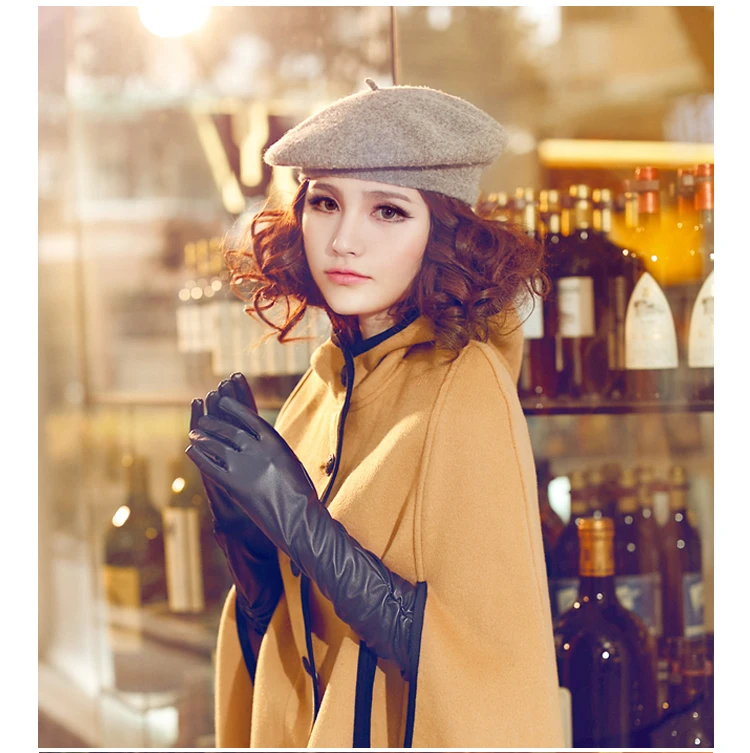 32 цвета лидер продаж модный новый женский берет из смешанной шерсти зимняя