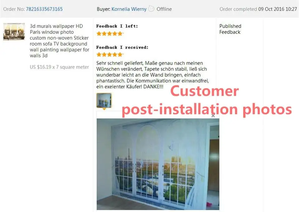 Пользовательские 3d фотообои для комнаты обои окна Парижа Диван ТВ фон настенная