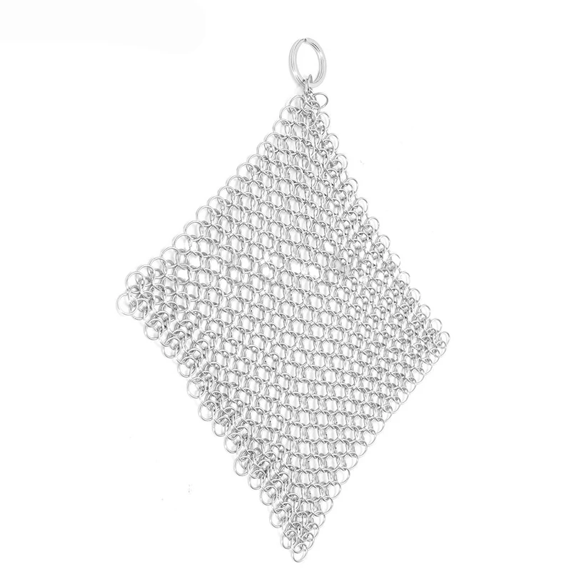JX LCLYL нержавеющая сталь Chainmail кольцо скребок чугунная сковорода кастрюля