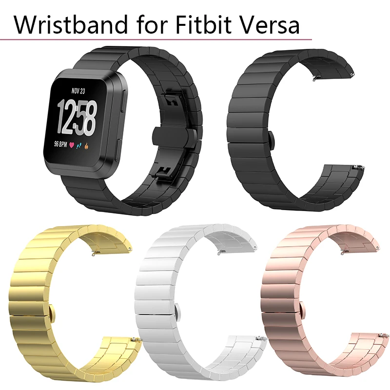 Ремешок для часов из нержавеющей стали с металлической пряжкой сменный Браслет