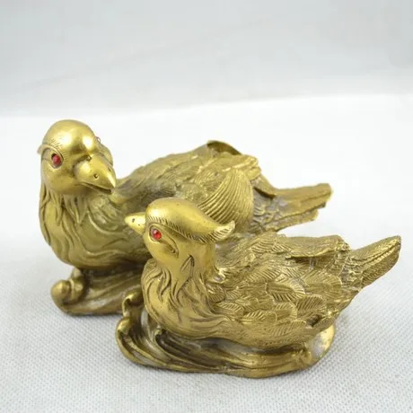 Медные украшения Yuanyang по фэн-шуй в воде свадебные подарки помогут парам гармонии