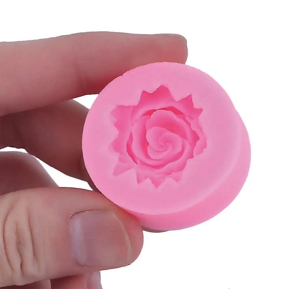 1 шт. 2 DIY Украшение торта мастикой 3D розы Форма силиконовые формы для мыла пресс