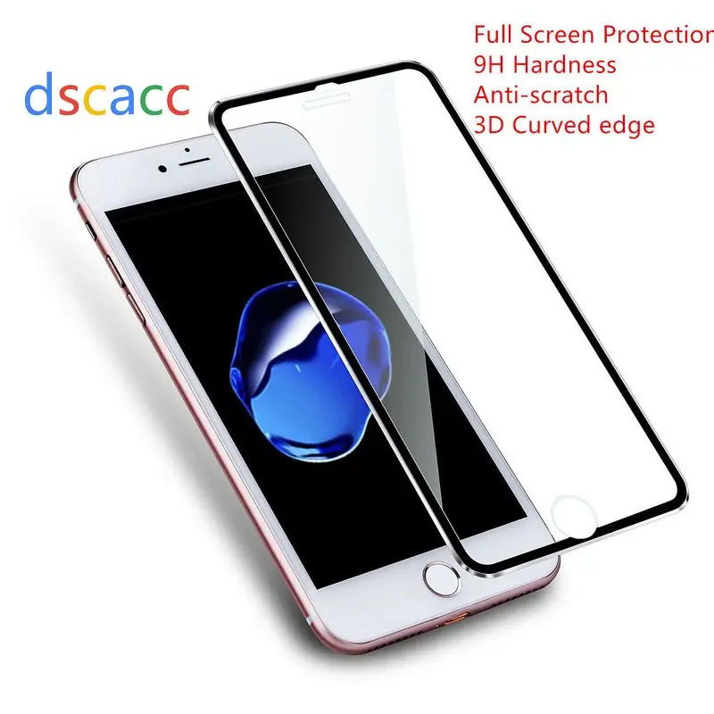 Защитное стекло dscacc закаленное с полным покрытием для iphone 8 plus /7 Plus/6/6S Plus