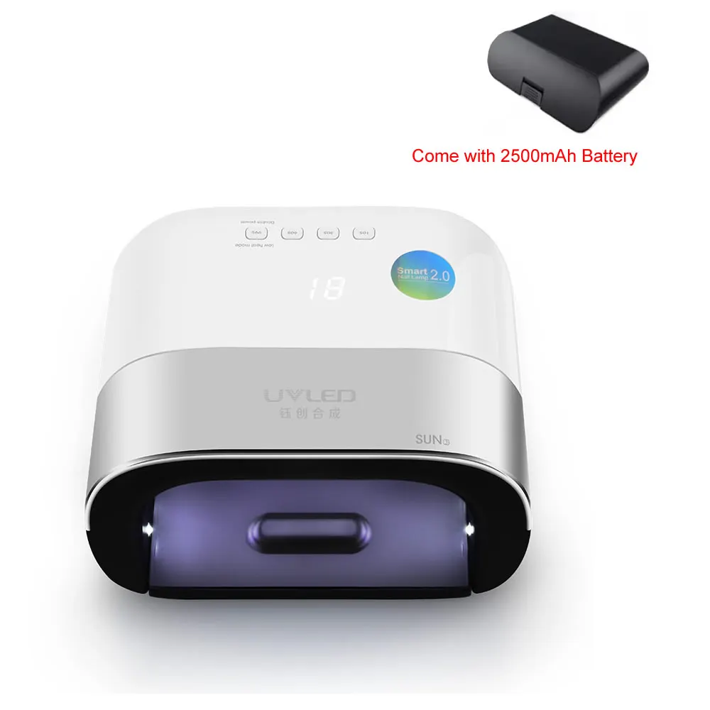 УФ лампа SUN3s беспроводная аккумуляторная с 39 светодисветодиодный 48 Вт|uv nail lamp led|led