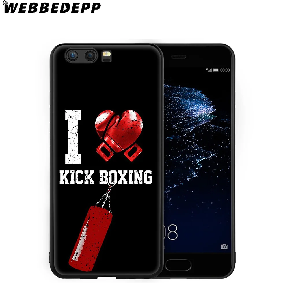 WEBBEDEPP Boxing Gloves Soft Case for Huawei P8 P9 P10 P20 P30 Lite Pro P Smart Z Plus 2019 Y6 Prime 2018 2017 Mini |