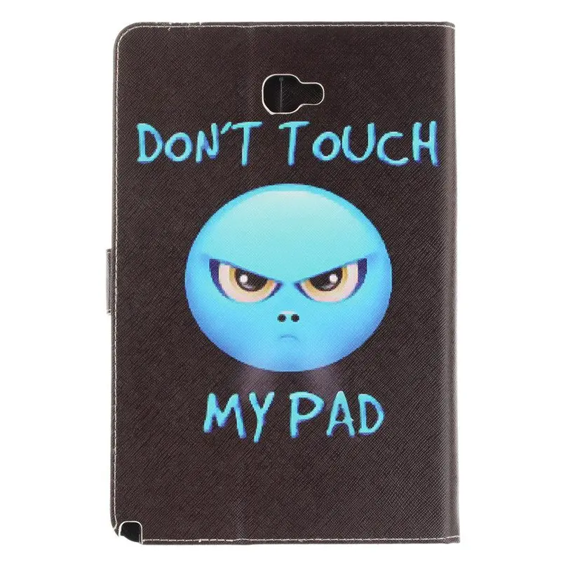 Симпатичный мультяшный раскрашенный кожаный чехол книжка для Samsung Galaxy Tab A A6 10 1 P580