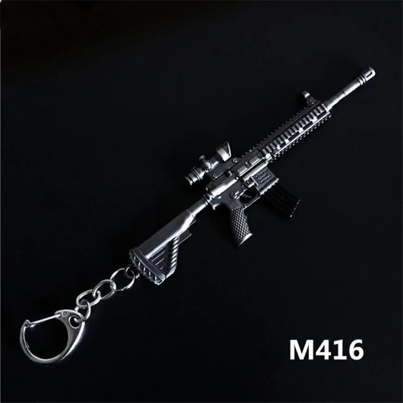 Букре PUBG игра playerunknown BATTLEGROUNDS брелок косплей AUG SKS M24 модель оружия аксессуары