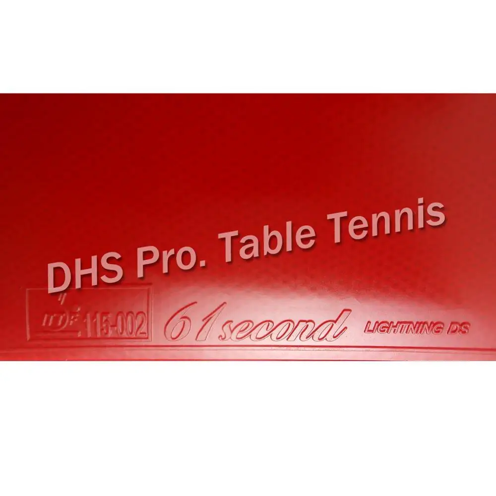 61second Lightning DS LST супер липкий Pips резина для настольного тенниса с губкой|tennis rubber|table