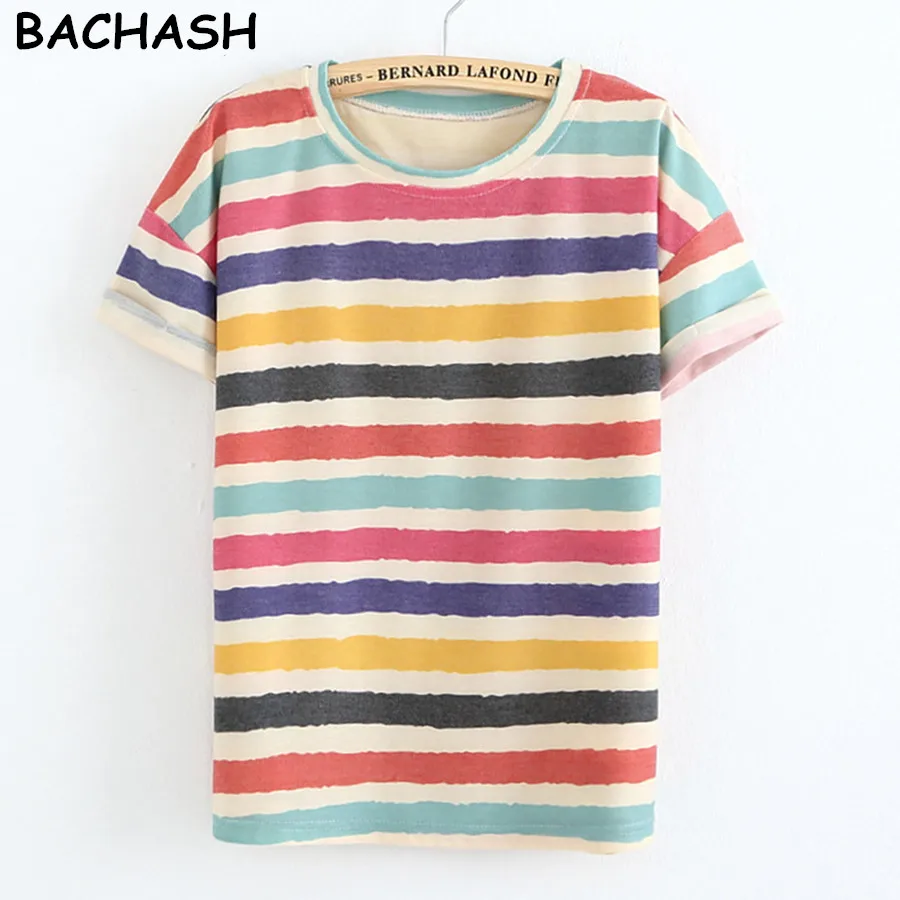BACHASH 16 цветов новинка 2018 модная женская одежда футболка стиль панк сексуальные