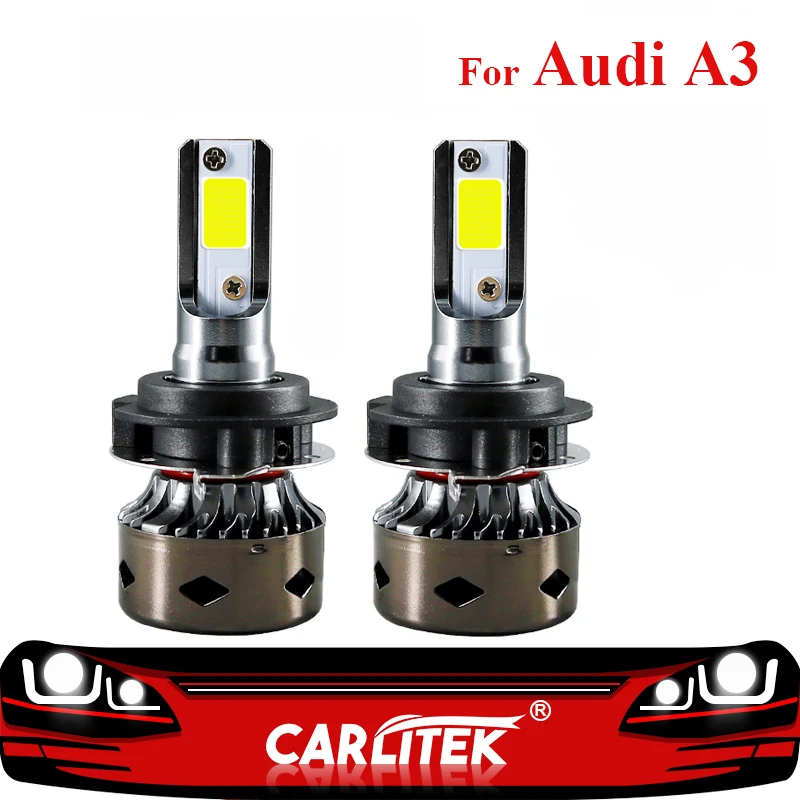 CARLitek Mini H7 светодиодные лампы для автомобильных фар Противотуманные фары 72 Вт 12000LM