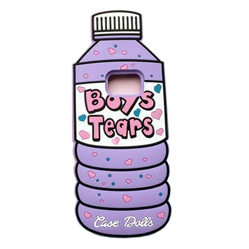 3D «Boys Tears» Милая бутылка для Galaxy S8 Plus чехол мягкий мультяшный силиконовый телефон для samsung S6 S7 Edge Plus Note 8 4 5 Чехол Note8 - Цвет: Purple