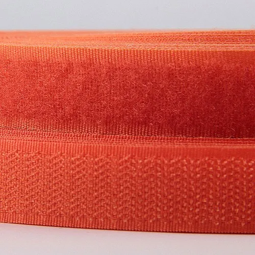 Orange 2 см* 1 метр красочные полиэфирные нейлоновые застежки крючки и петли ленты без самоклеящейся крепежной ленты Швейные аксессуары без клея - Цвет: Orange