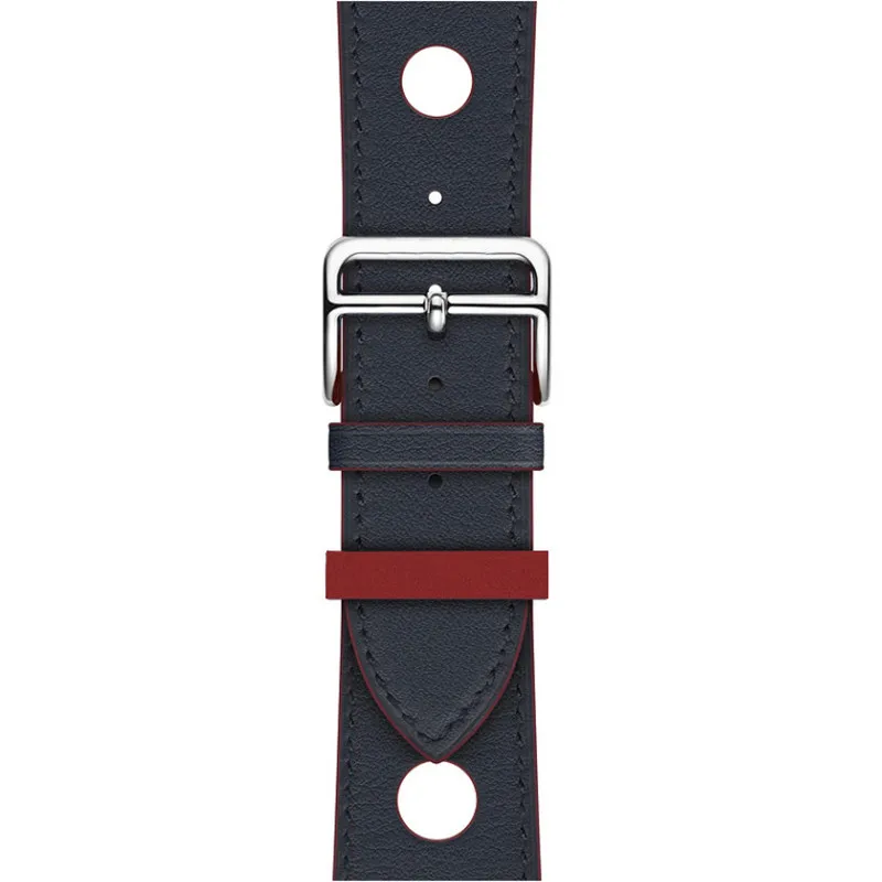 Ремешок из 2019 натуральной кожи для Apple Watch Series 5 4 3 2 1 44 мм 40 42 38 сменный Браслет