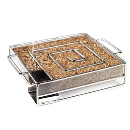 Square Shape Realcook круглый деревянный чип курильщик генератор холодного дыма уголь барбекю гриль приготовление пищи для курения открытый гриль инструмент барбекю кухонный инструмент - Цвет: Square Shape