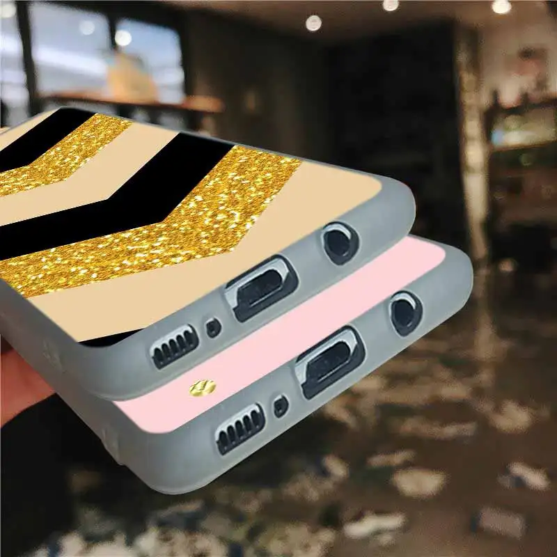 Мягкий чехол для Samsung Galaxy S21 S20 S11 S10 S9 S8 Plus S7 Edge S10e ультразолотой розовый блестящий |