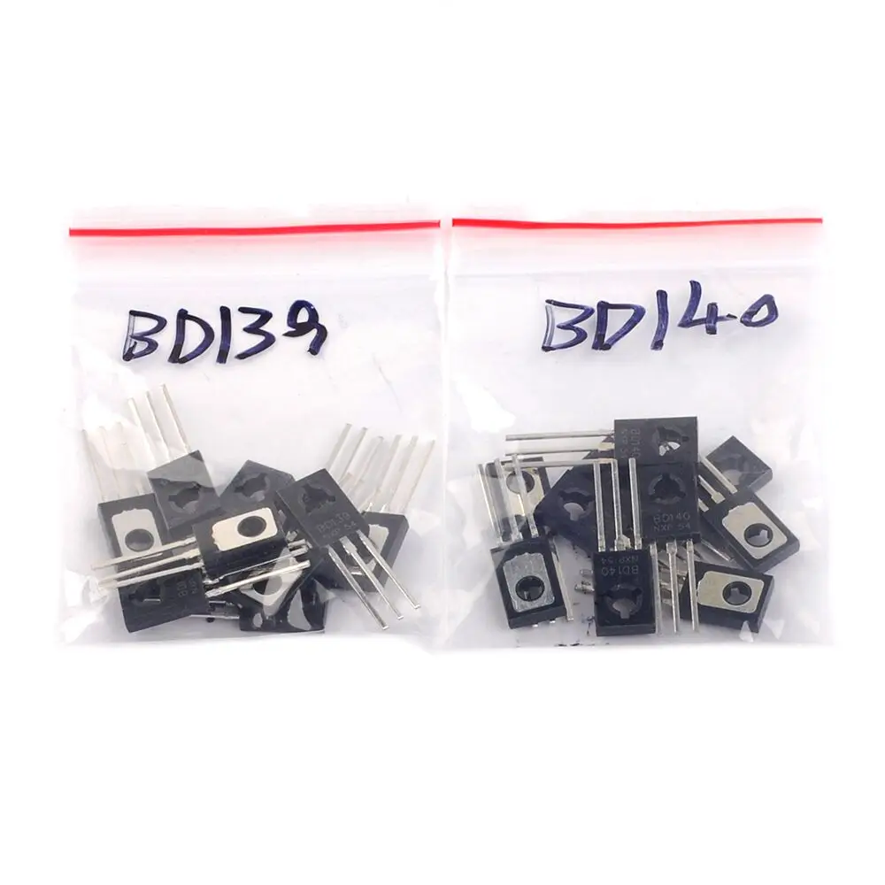 

100PCS BD139 BD140 TO-126 ( BD140 50PCS + BD139 50PCS )