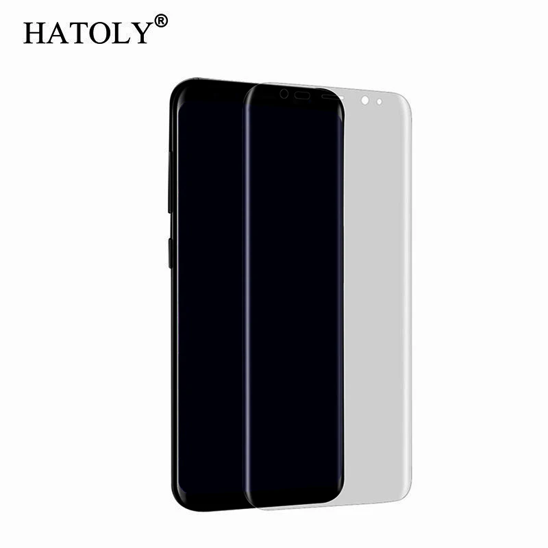 Полное покрытие экрана протектор для Samsung Galaxy Note 8 пленка изогнутая ТПУ полное N9500