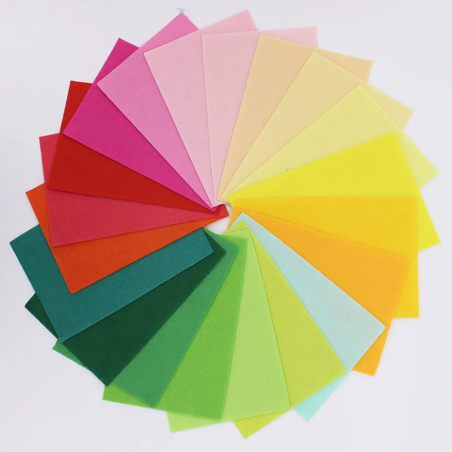 Войлочная ткань для пэчворка можно выбрать цвет полиэфирная Нетканая игла