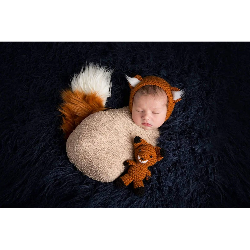 Набор из 2 предметов: кукла лиса + шапочка Одежда для младенцев реквизит