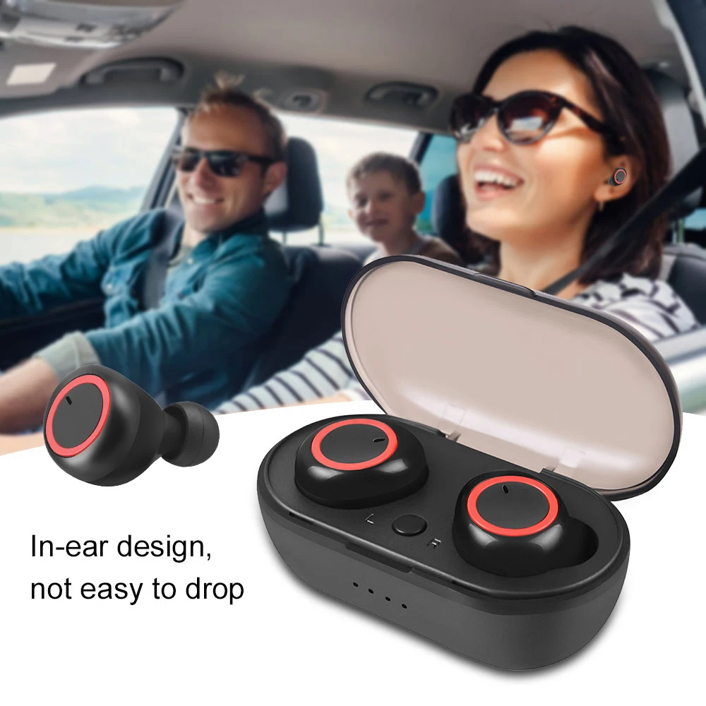 Bluetooth 5 0 стерео TWS гарнитура Hi Fi мини наушники вкладыши для спорта и бега с