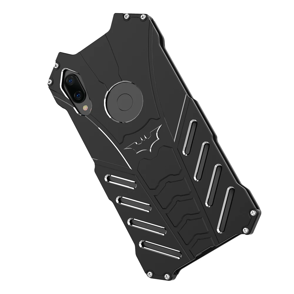 Чехол для Xiaomi MI Play тяжелая пыль металлический алюминиевый корпус CNC Бэтмен чехол