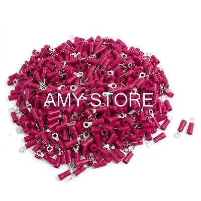 

RV1.25-3.2 Ring Tongue Type Pre Insulated Terminals Red for AWG 22-16