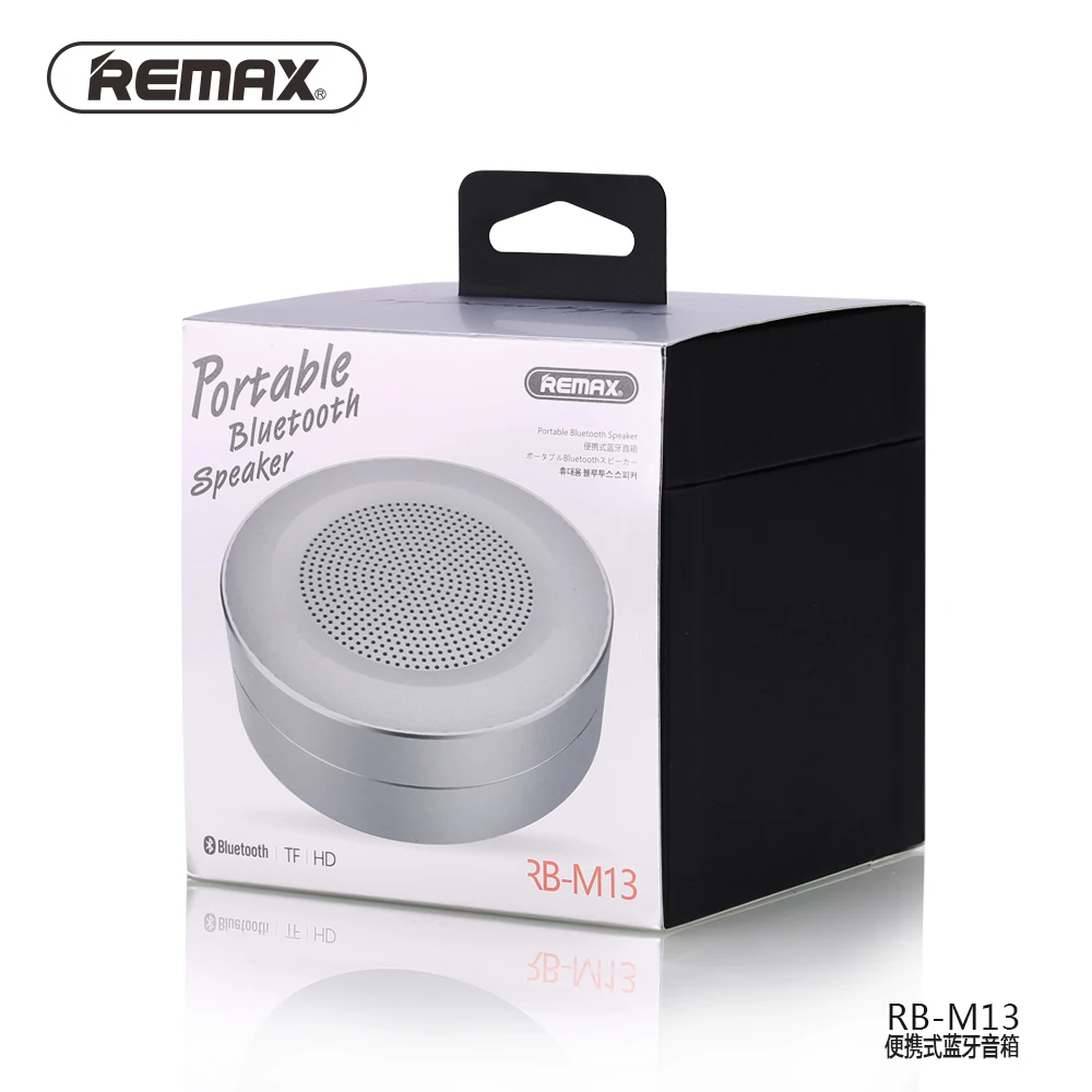 REMAX Динамик Bluetooth Портативный Беспроводной TF плеер HD звук передачи данных вызова