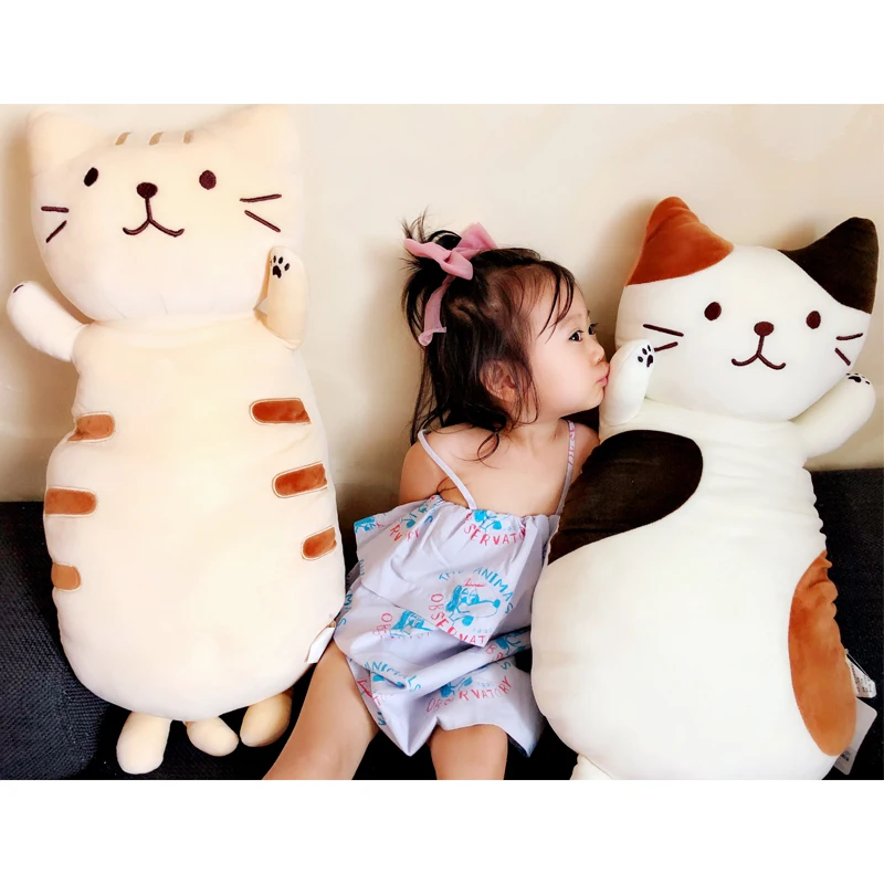 Candice guo! Супермилая плюшевая игрушка милая мультяшная длинная кошка котенок