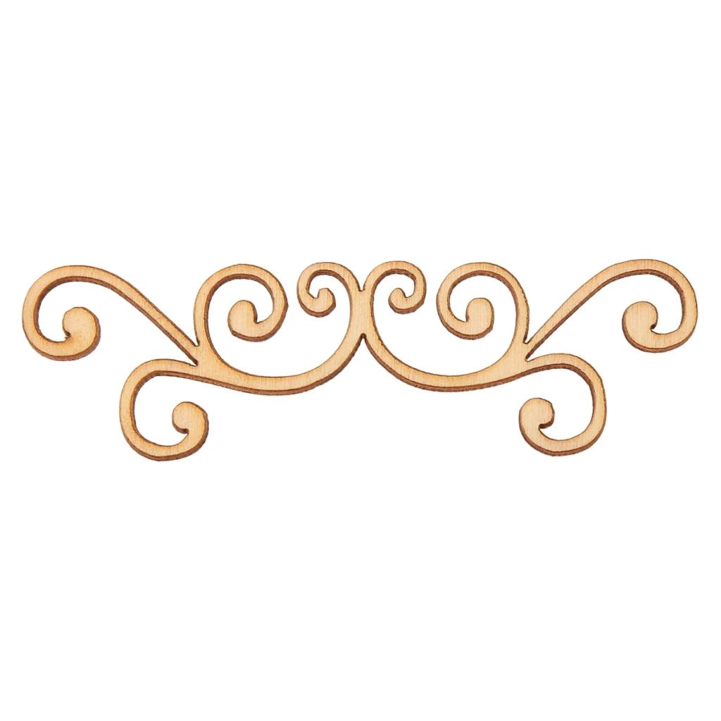 8 шт. деревянные декоративные украшения|Поделки из дерева| |