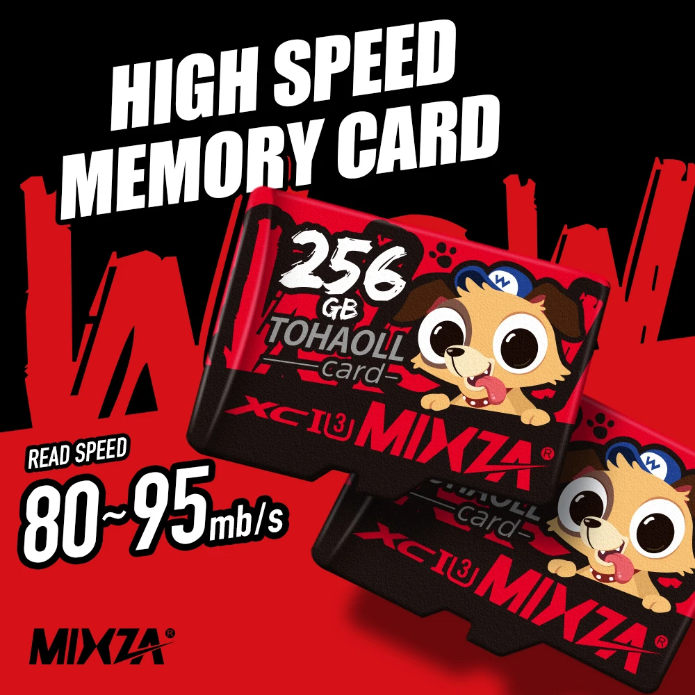 MIXZA GNJN карта памяти 256 ГБ U3 80 МБ/с./с класс 10 128 Гб 64 32 U1 Micro sd UHS 1 Microsd TF/SD карты|Карты