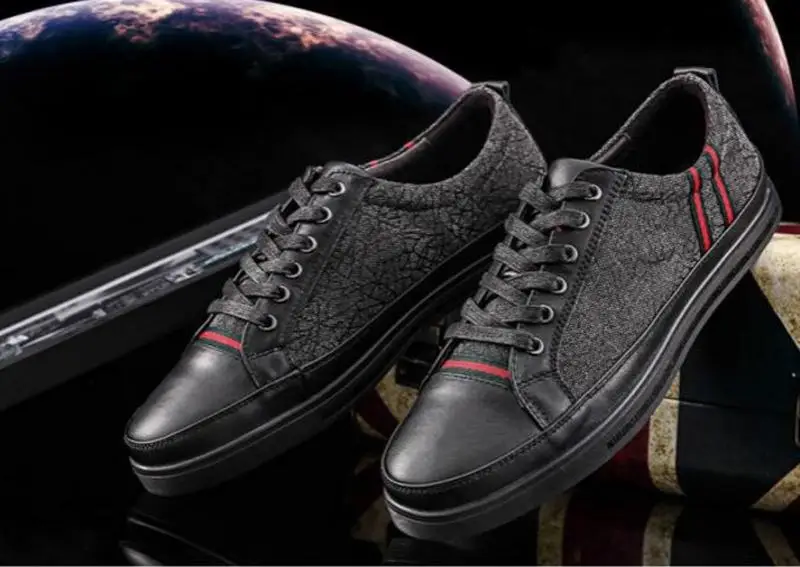 Новые мужские Джинсовые Заплатки Способа Повседневная Обувь босоножки sapato