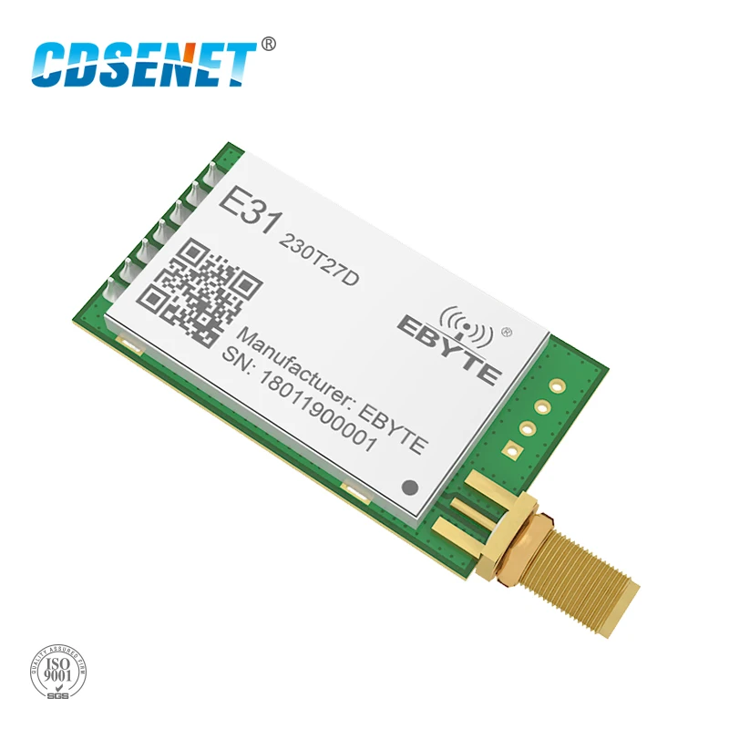 1 шт. CDSENET E31-230T27D 5 км 230 МГц AX5043 RF беспроводной трансивер UART дальнего радиуса 27 дБм |