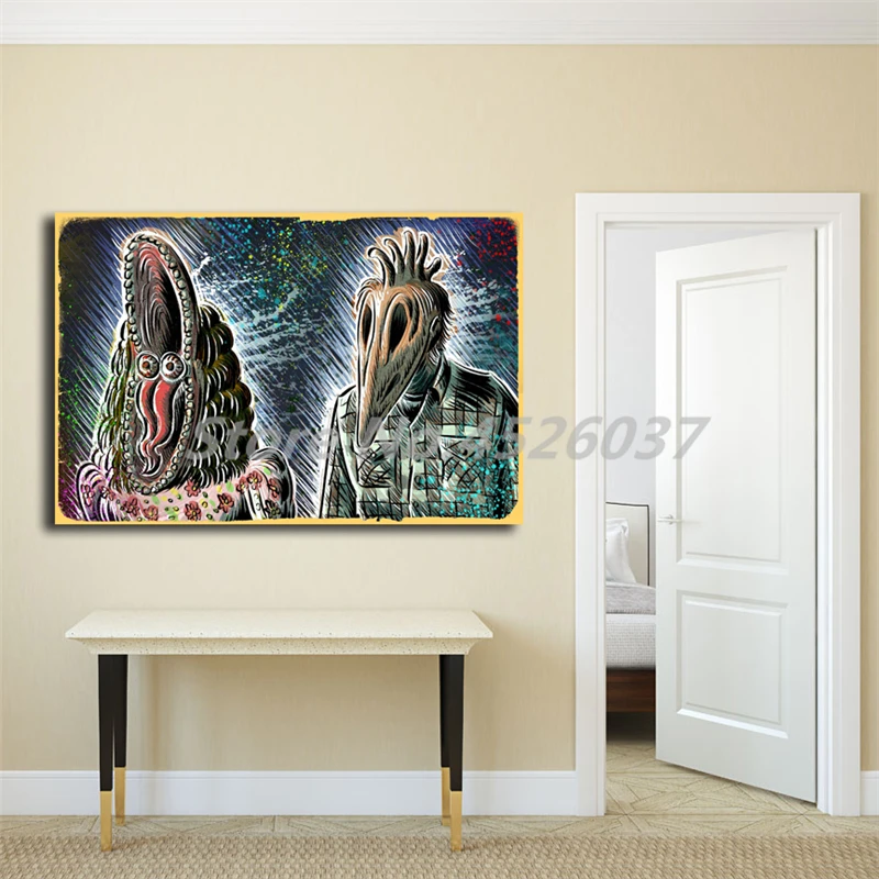 Tim Burton Beetlejuice HD настенный художественный плакат и печать на холсте декоративная картина для офиса, гостиной, домашнего декора
