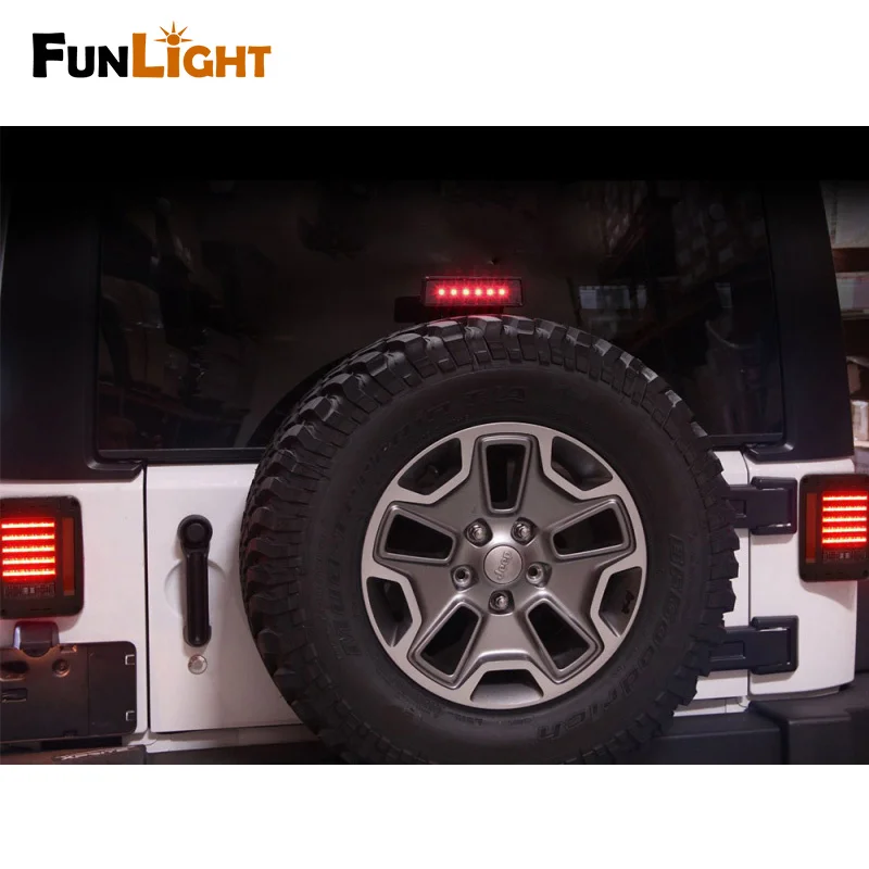 Светодиодный задний светильник s для 2007 2017 Jeep Wrangler стоп сигнал обратный поворот