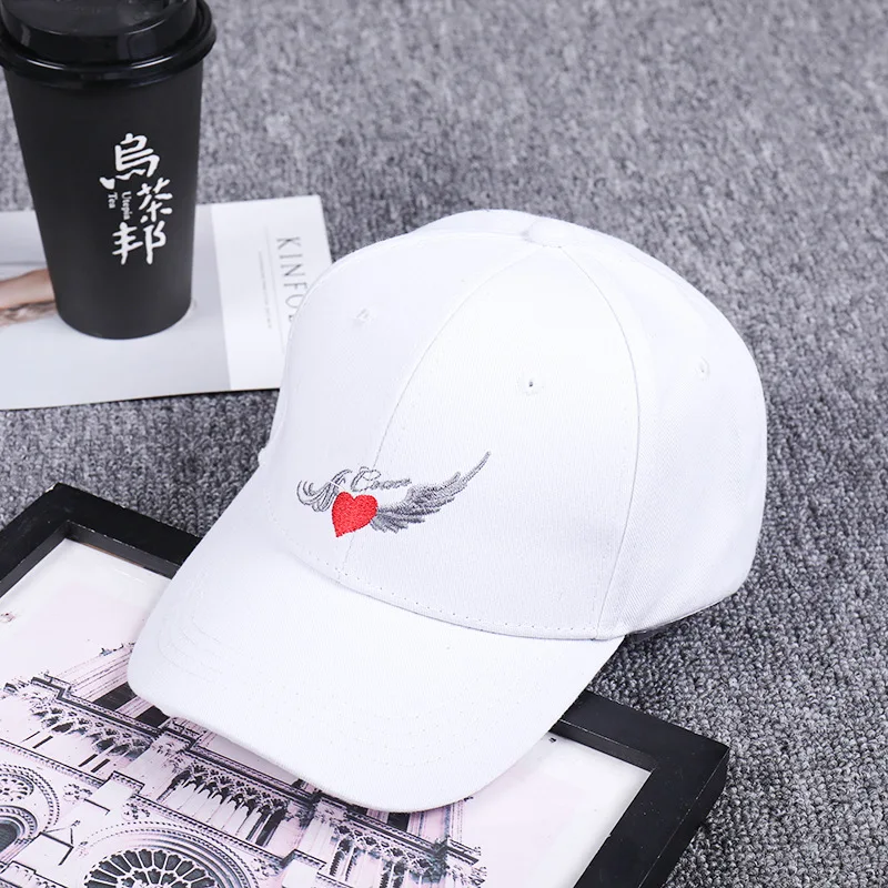 

New Pattern Korean Embroidery Love Male Ma'am Baseball dad Hat Fashion Outdoors Cap bone snapback hats & caps men casquette