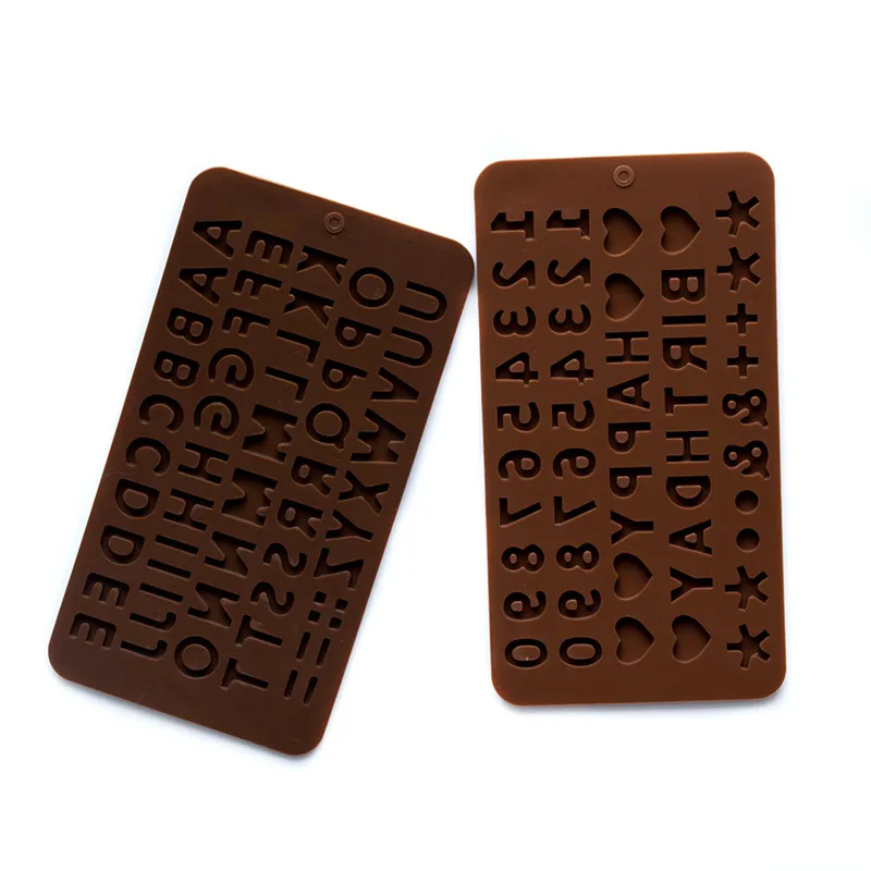 3D силиконовая форма для тортов яиц шоколадных форм букв цифр коврик выпечки на