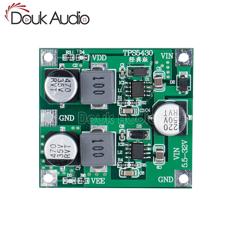 Douk Audio TPS5430 модуль импульсного источника питания 5 В/12 В/15 в выходной вольтовый