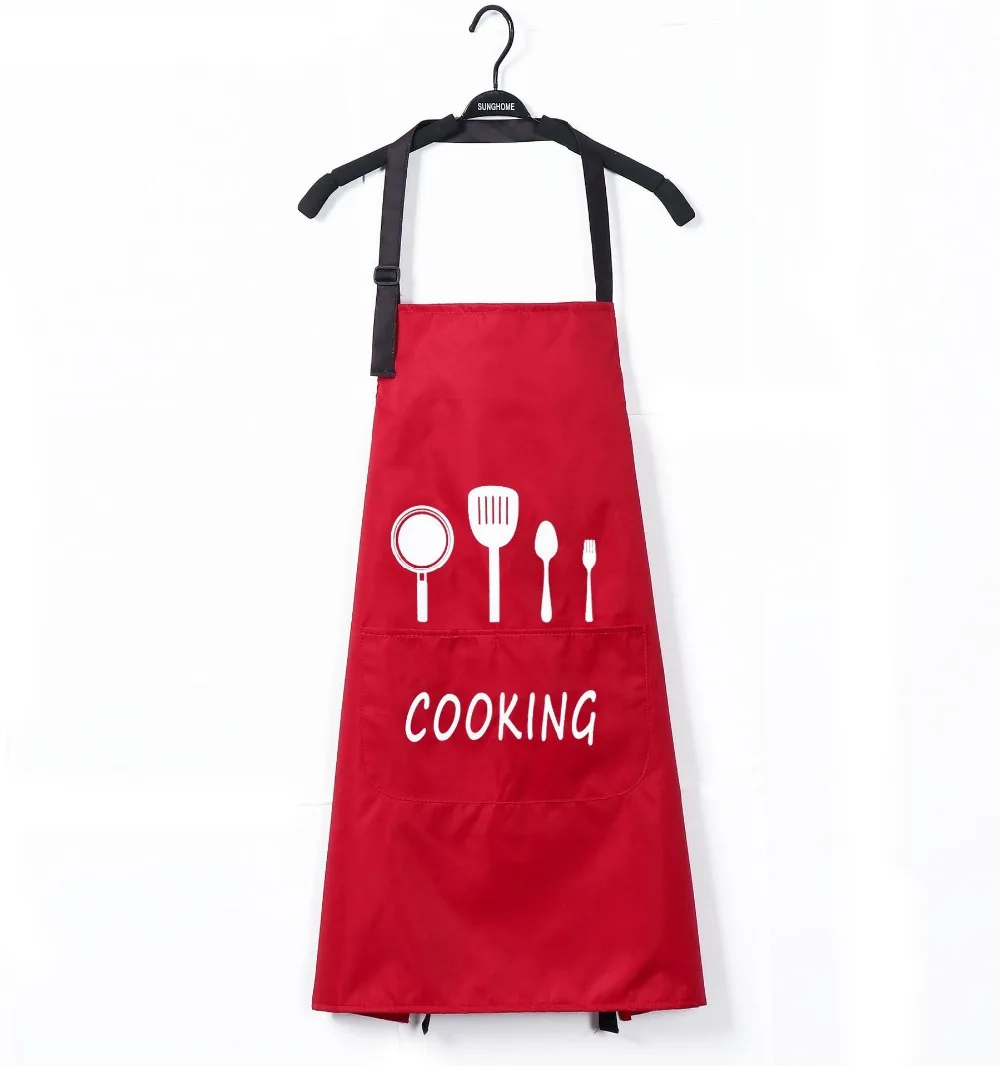 

Adjustable Kitchen Aprons LOGO Custom Made Apron Fashion Home Cooking Baking Coffee Shop Cleaning Aprons Household Accessories