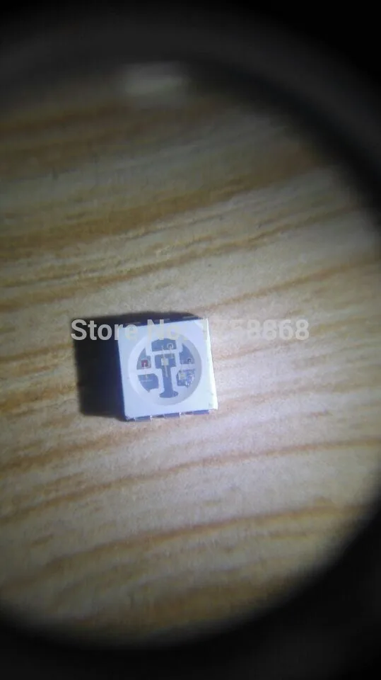 100 шт. 5050 RGB SMD/SMT LED PLCC 6 3 кристальные супер яркие светильники высокое качество SMD