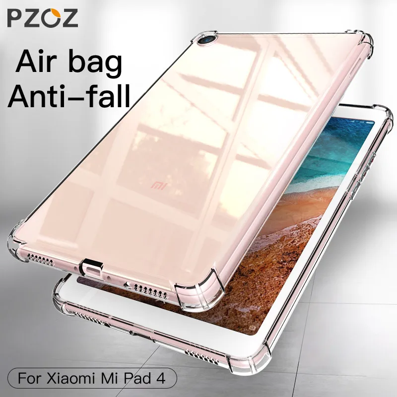 PZOZ xiaomi mi pad 4 чехол противоударный бампер pad4 plus Pre um силиконовый умный планшет Xio Xao