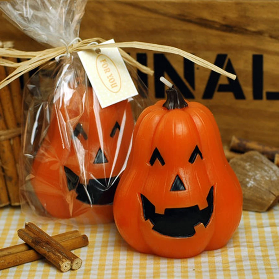 Хэллоуин креативные тыквенные украшения ароматические свечи рождественские