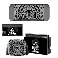 nintend switch vinyl skins sticker for nintendo switch console and controller skin set for eye of providence