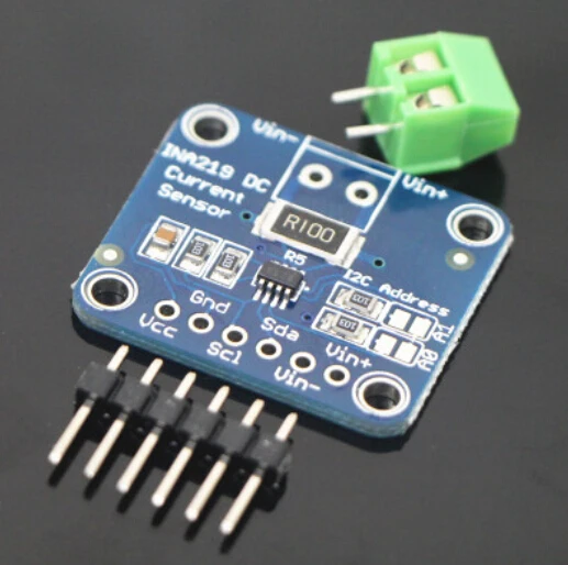 MCU-219 INA219 I2C интерфейс нулевой дрейф двунаправленный ток контроль мощности модуль