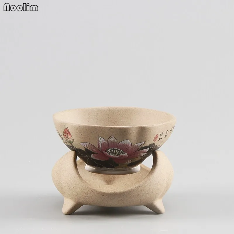 NOOLIM Чай грубой керамики утечки Ретро чай фильтр фиолетовая глина кунг фу чайная